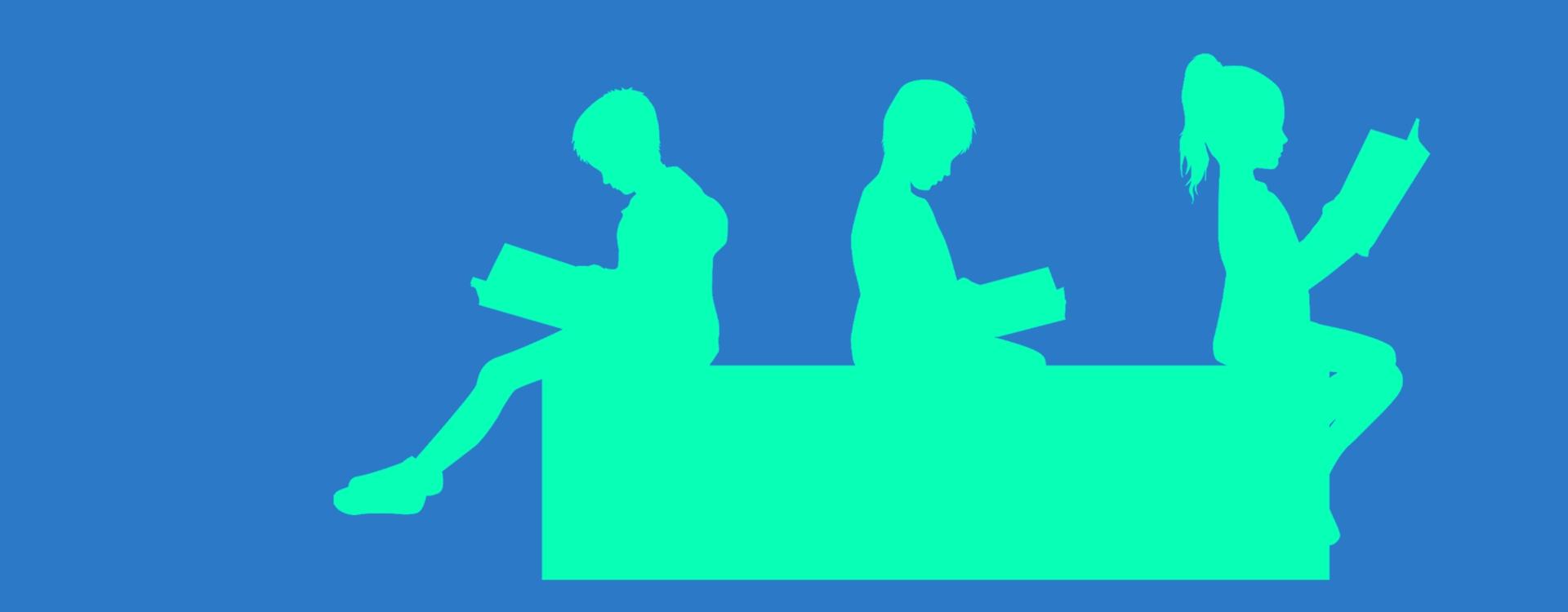 Slide A - 3 - Grafika z ludźmi siedzącymi na kwadratowym obiekcie